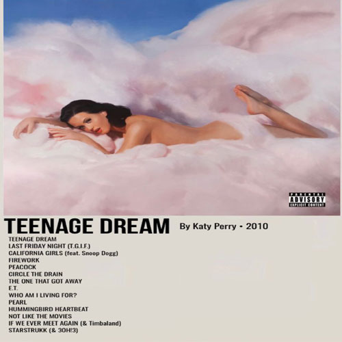 lyrics of song Teenage Dream