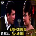 full lyrics of song Baghon Mein Bahar Hai